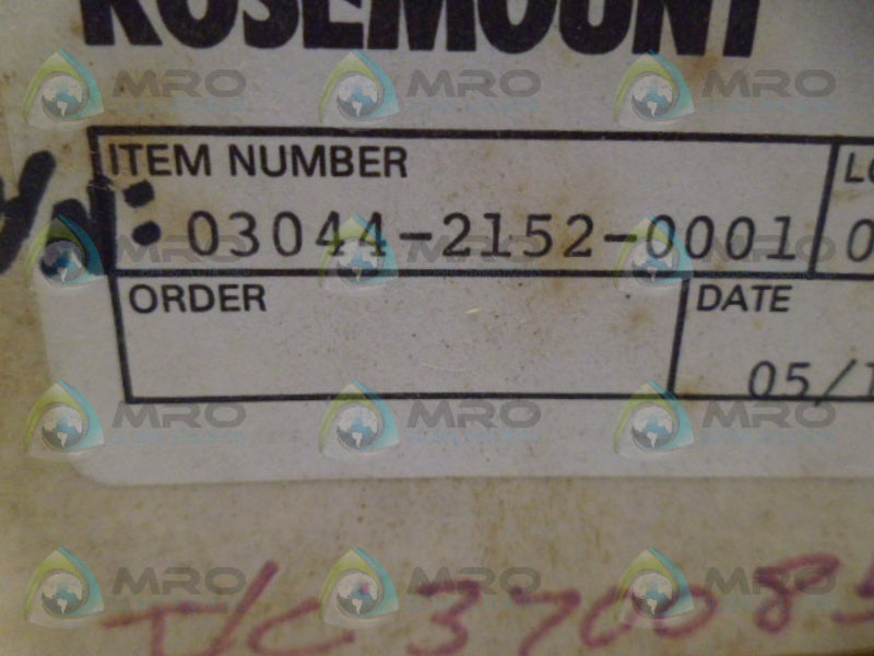 ROSEMOUNT 03044-2152-0001 COVER  *NEW IN BOX*