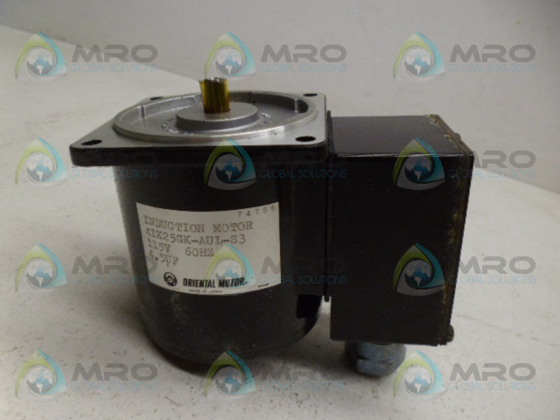 ORIENTAL MOTOR 4IK25GK-AUL-S3 INDUCTION MOTOR *NEW NO BOX*
