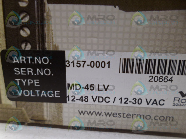 WESTERMO MD-45LV CONVERTER CURRENT LOOP *NEW IN BOX*
