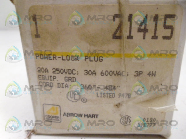 ARROWHART 21415 PLUG *NEW IN BOX*