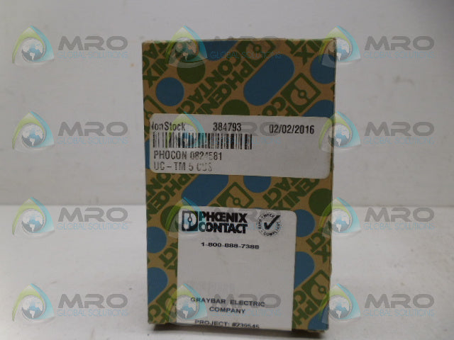 PHOENIX CONTACT UC-TM5 TERMINAL BLOCKS (PKG OF 10) *FACTORY SEALED*