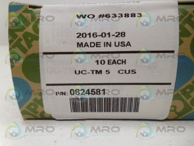 PHOENIX CONTACT UC-TM5 TERMINAL BLOCKS (PKG OF 10) *FACTORY SEALED*
