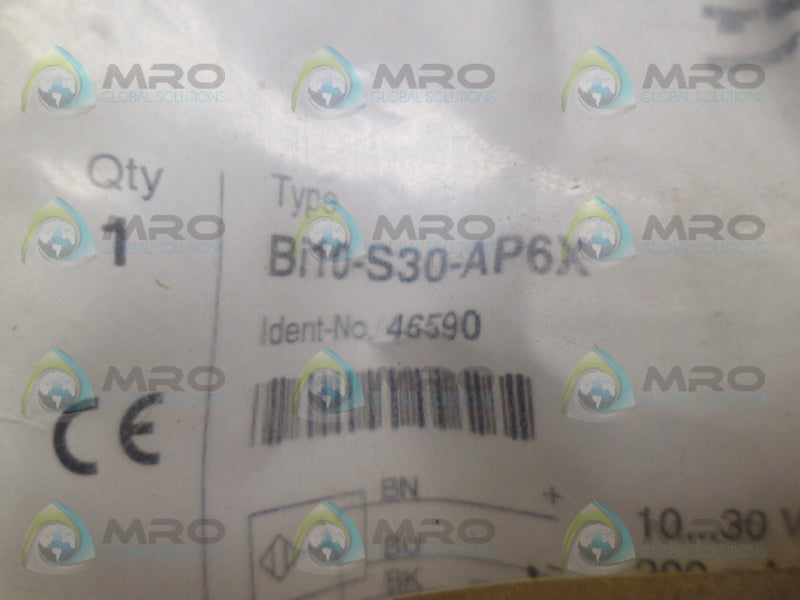 TURCK BI10-S30-AP6X INDUCTIVE PROXIMITY SENSOR *NEW IN FACTORY BAG*