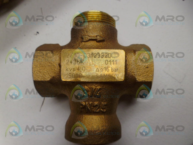 SAMSON 2750-01000 VALVE *NEW IN BOX*