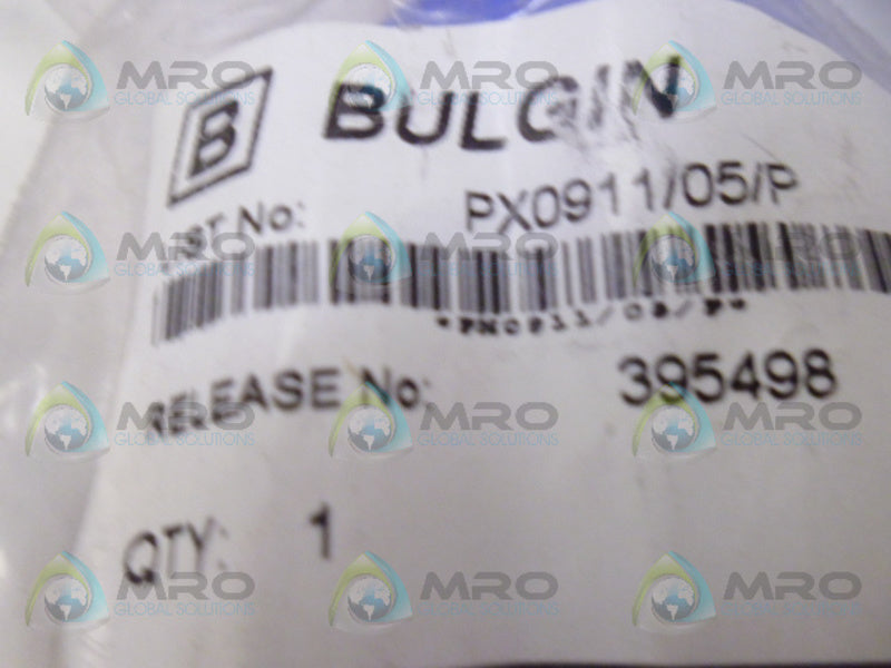 BULGIN PX0911/05/P CIRCULAR CONNECTOR PLUG *NEW IN FACTORY BAG*