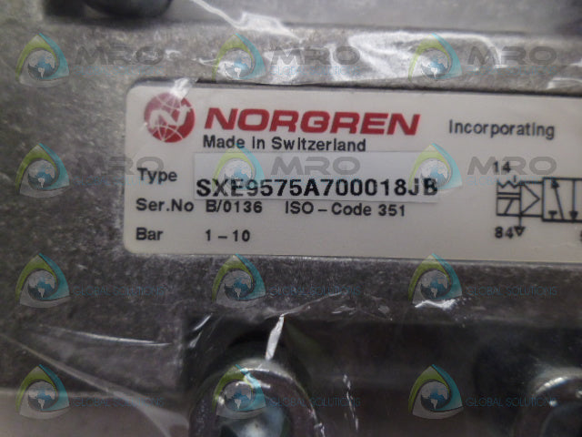 NORGREN SXE9575A700018JB VALVE *NEW NO BOX*