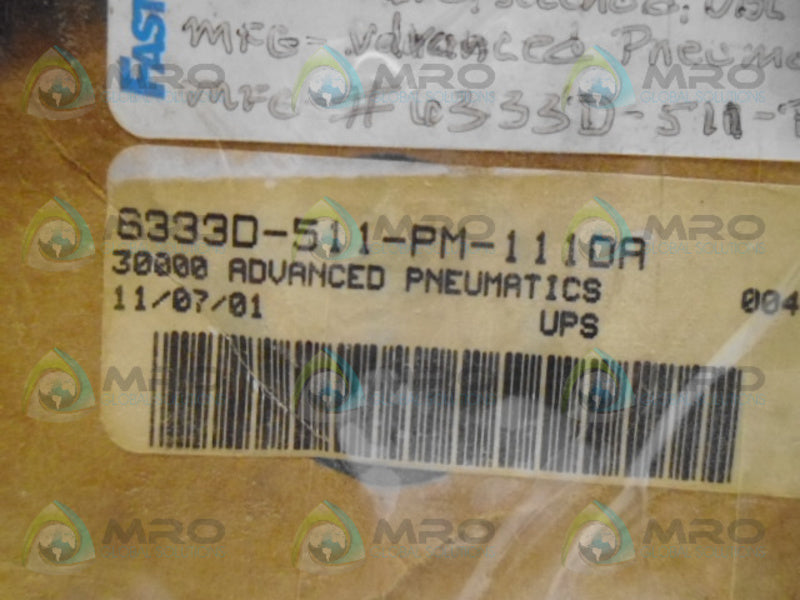 MAC 6333D-511-PM-111DA VALVE *NEW IN BOX*