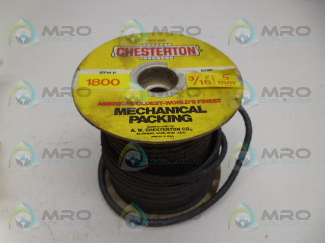 CHESTERTON 044127 1800 STEAM VALVE PACKING 3/16" 5MM *NEW IN BOX*