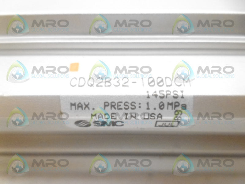 SMC CDQ2B32-100DCM COMPACT CYLINDER *NEW NO BOX*
