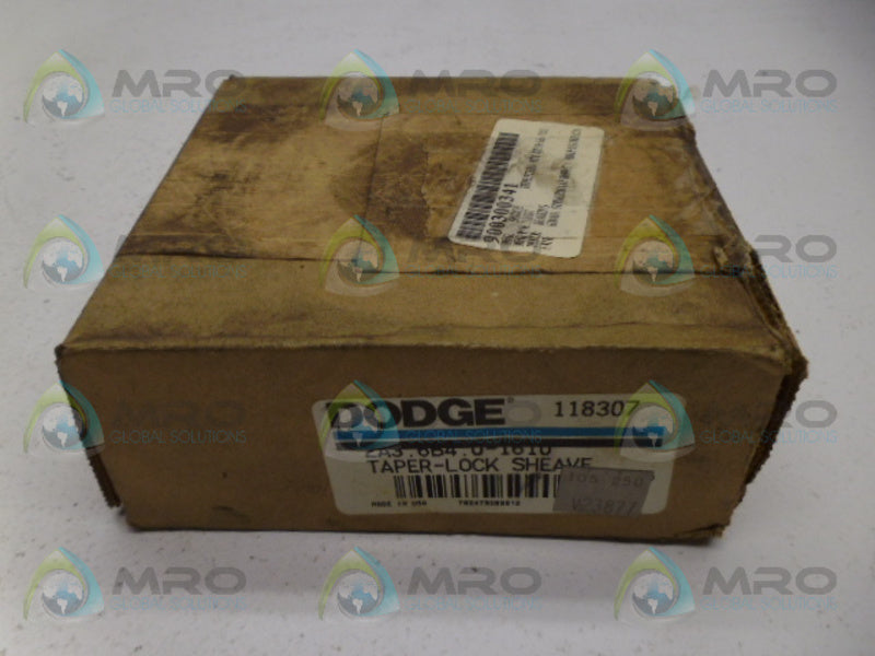 DODGE 118307 2A3.6B4.0-1610 TAPER LOCK SHEAVE *NEW IN BOX*