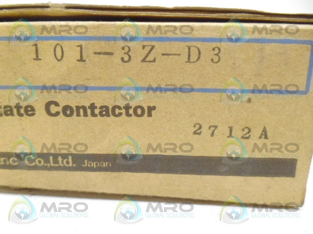 FUJI ELECTRIC SS101-3Z-D3 CONTACTOR *NEW IN BOX*