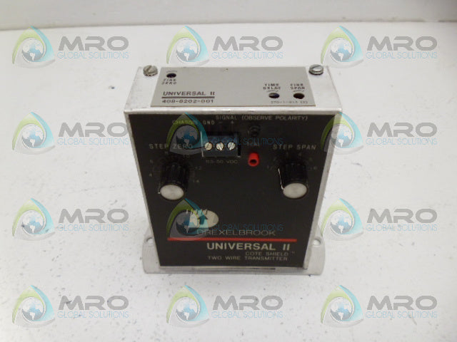 AMETEK DREXELBROOK 408-8200, 408-8202-001 SERIES LEVEL CONTROL *USED*