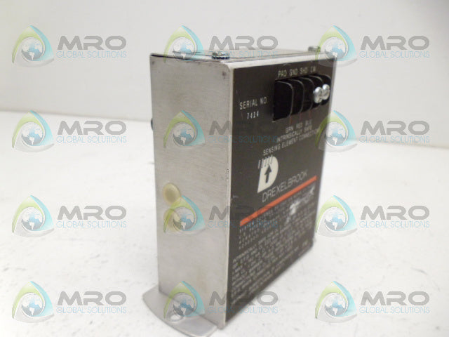 AMETEK DREXELBROOK 408-8200, 408-8202-001 SERIES LEVEL CONTROL *USED*