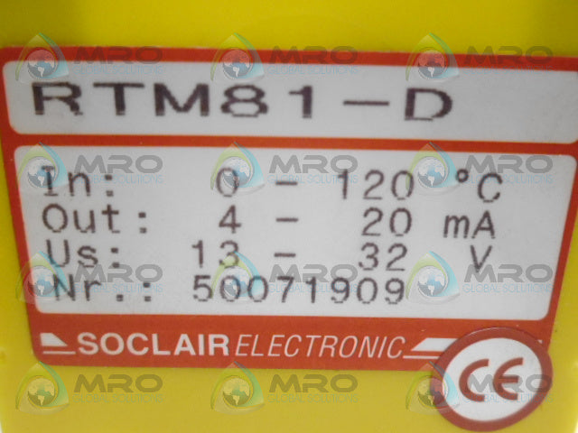 SOCLAIR RTM81-D MODULE *NEW NO BOX*