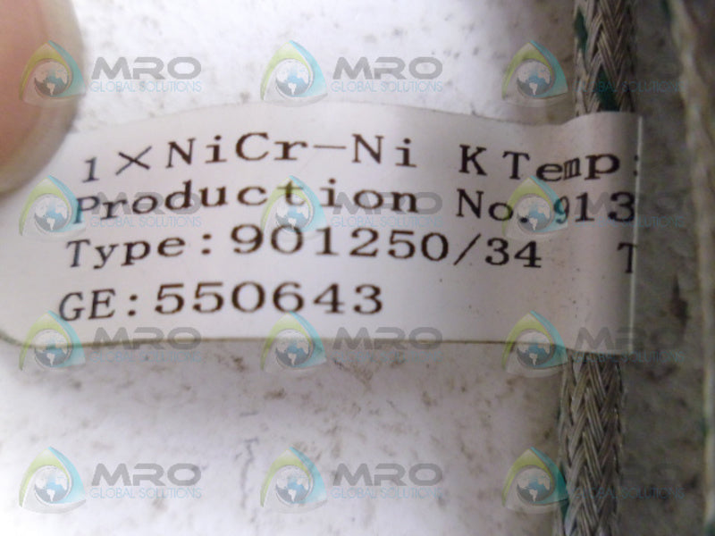 JUMO 901250/34 THERMOCOUPLE *NEW NO BOX*
