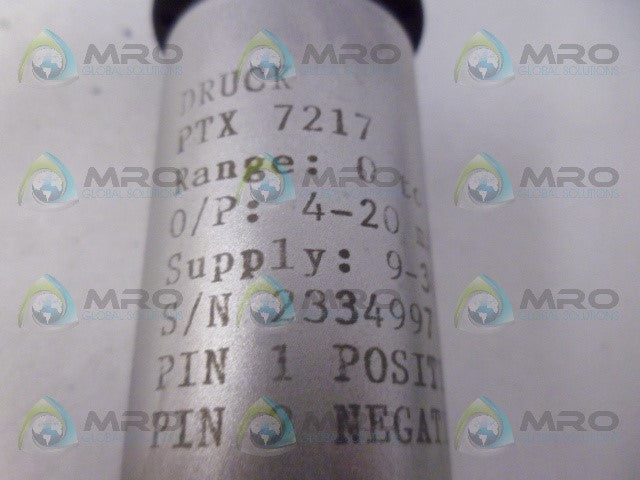 DRUCK PTX7217 PRESSURE TRANSDUCER *NEW NO BOX*