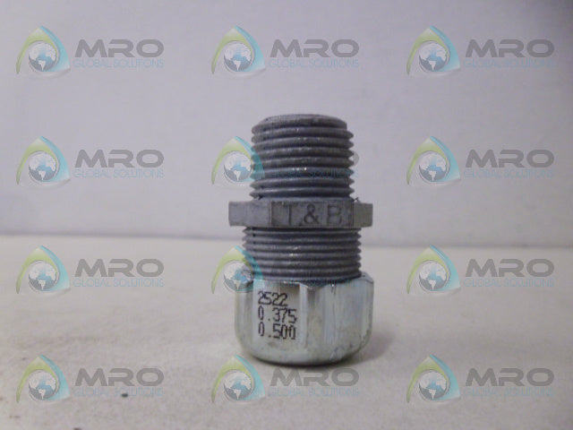 THOMAS & BETTS 2522 CORD CONNECTOR 1/2" STRAIN RELIEF *NEW NO BOX*