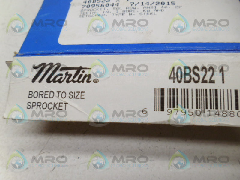 MARTIN 40BS22 SPROCKET 1 *NEW IN BOX*