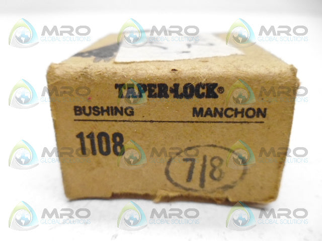 DODGE 1108 TAPER LOCK BUSHING 7/8" *NEW IN BOX*