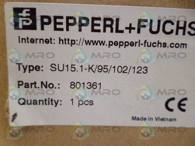 PEPPERL + FUCHS SU15.1-K/95/102/123 *NEW IN BOX*