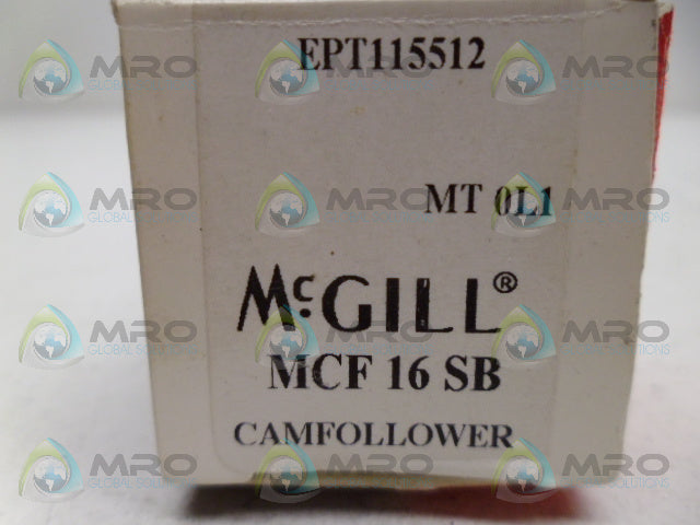 MCGILL MCF16SB CAMFOLLOWER *NEW IN BOX*
