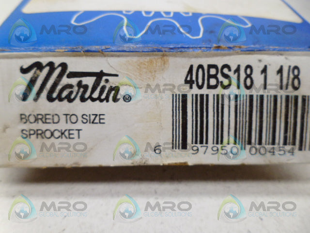 MARTIN 40BS18  SPROCKET 1-1/8 *NEW IN BOX*
