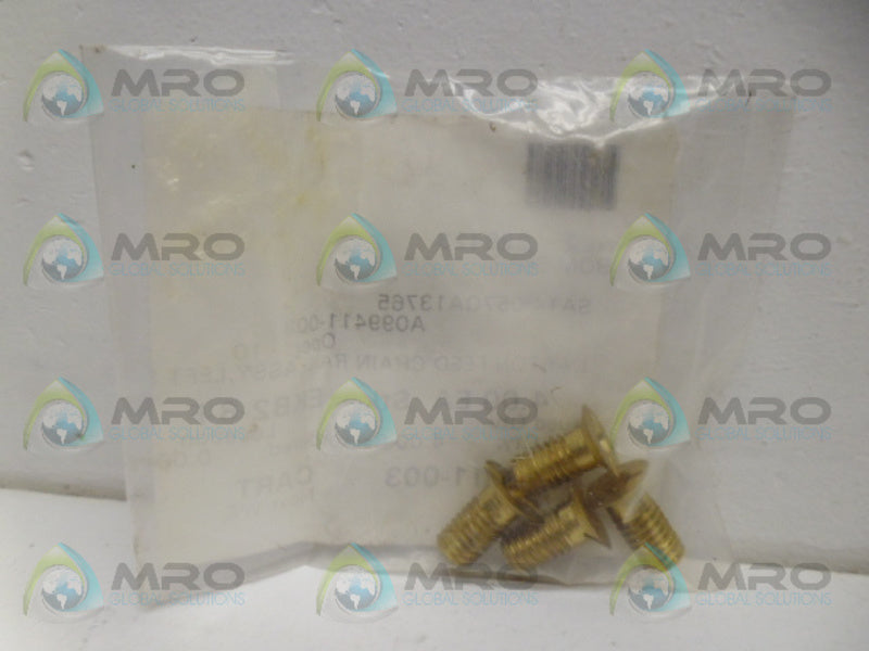 INDUSTRIAL MRO A099411-003 CHAIN SCREW (PKG OF 4) *NEW IN FACTORY BAG*