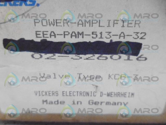 VICKERS EEA-PAM-513-A-32 POWER AMPLIFIER *NEW IN BOX*