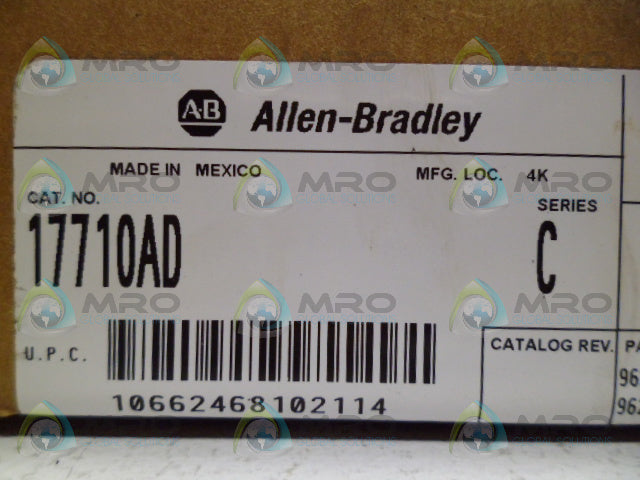 ALLEN BRADLEY 1771-OAD SER. C DATE: 2013 *FACTORY SEALED*