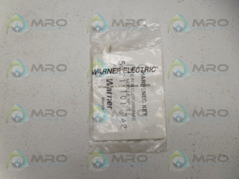 WARNER ELECTRIC 5371-101-042 HARDENED KEY *NEW IN FACTORY BAG*