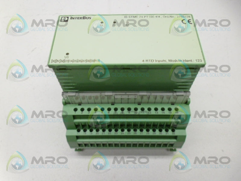 PHOENIX CONTACT IBST24PT1004/4 INPUT MODULE ANALOG INTERBUS *NEW IN BOX*