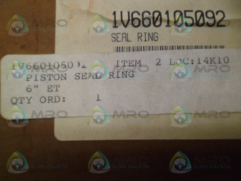 FISHER IV660105092 PISTON SEAL RING *NEW IN ORIGINAL PACKAGE*