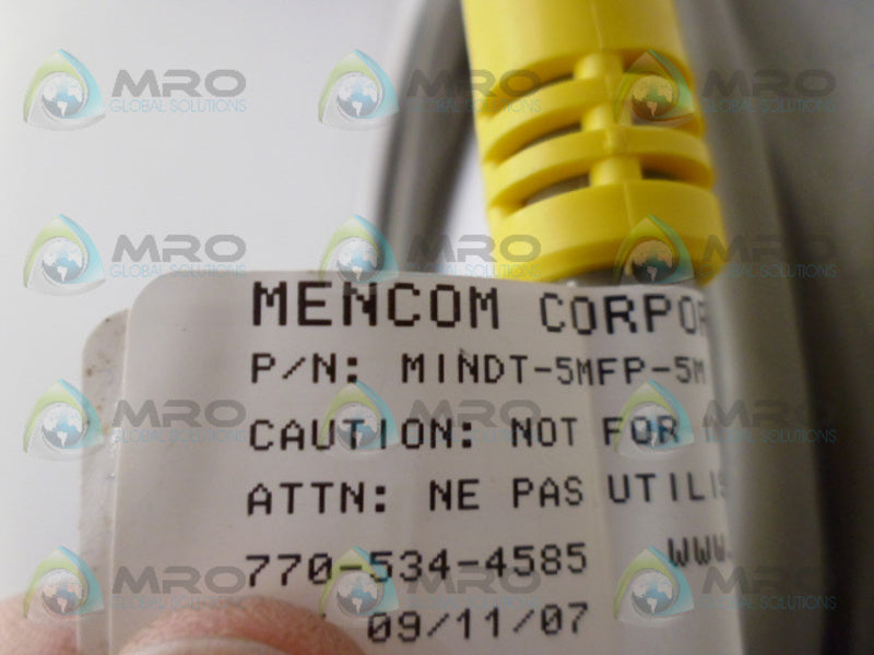 MENCOM MINDT-5MFP-5M DEVICENET CABLE *NEW NO BOX*