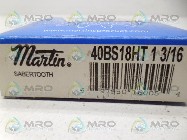 MARTIN 40BS18HT SPROCKET 1-3/16 *NEW IN BOX*