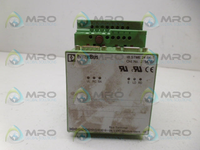PHOENIX CONTACT IBSTME24BK-T BUS TERMINAL *NEW NO BOX*
