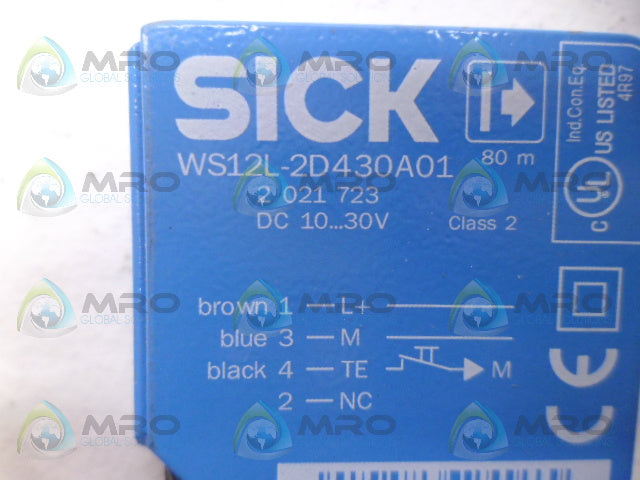 SICK WS12L-2D430A01 PHOTOELECTRIC SENSOR *NEW NO BOX*