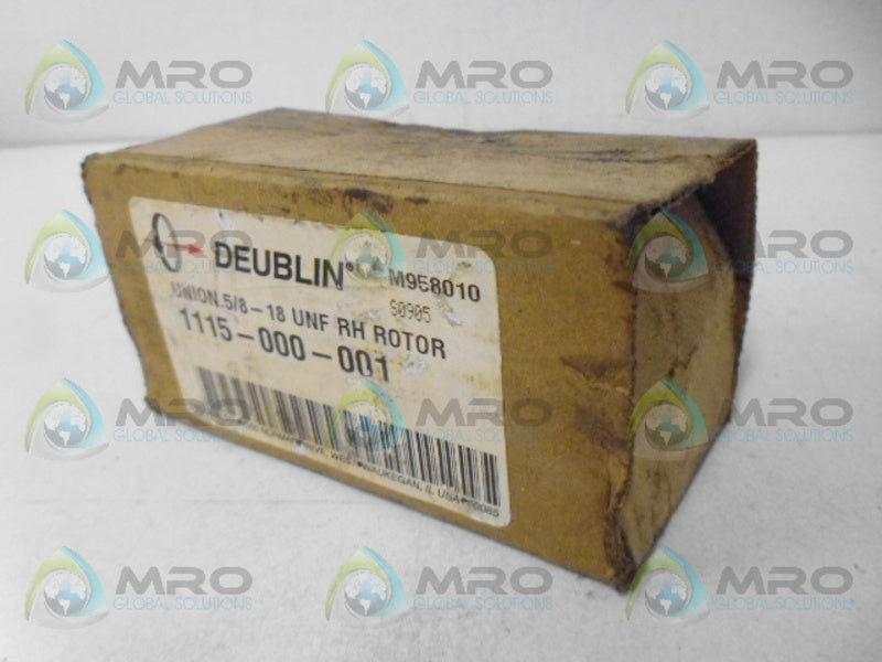 DEUBLIN 1115-000-001 ROTARY UNION 1/2" NPT *NEW IN BOX*