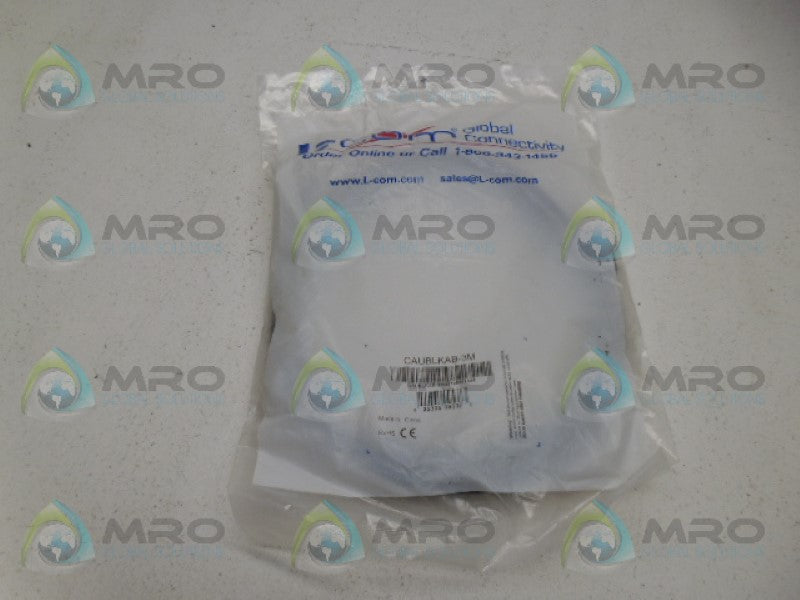 L-COM CAUBLKAB-3M USB CABLE *NEW IN FACTORY BAG*