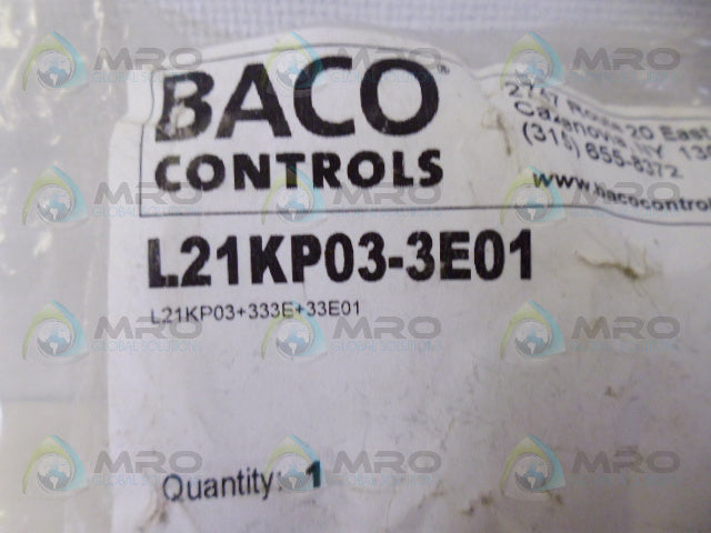 BACO L21KP03-3E01 CONTROL BUTTON *NEW IN FACTORY BAG*