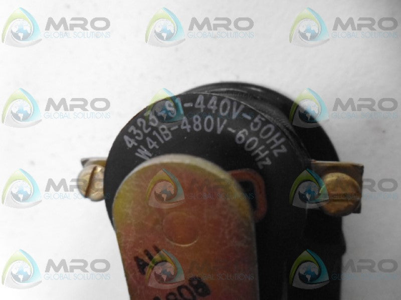 SQUARE D 8501-CO-1 SER. B CONTROL RELAY *USED*