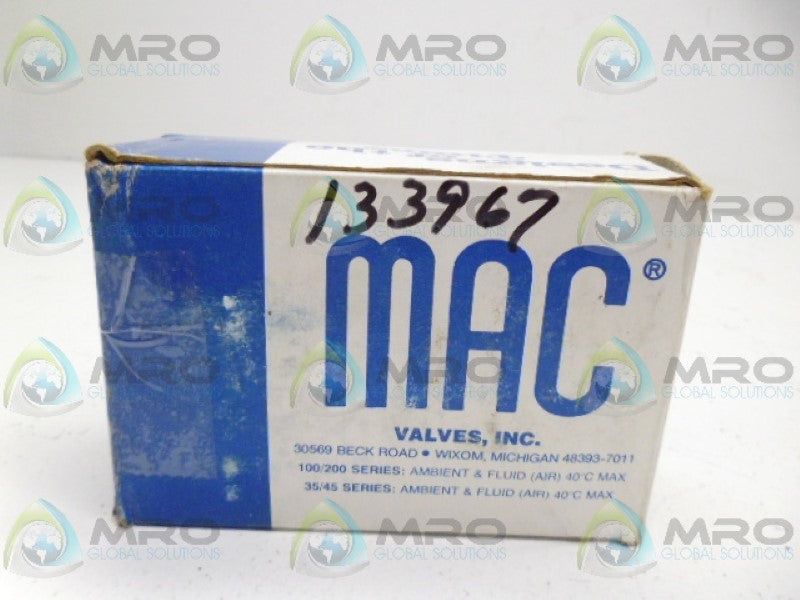 MAC 912A-PM-111CA SOLENOID VALVE *NEW IN BOX*