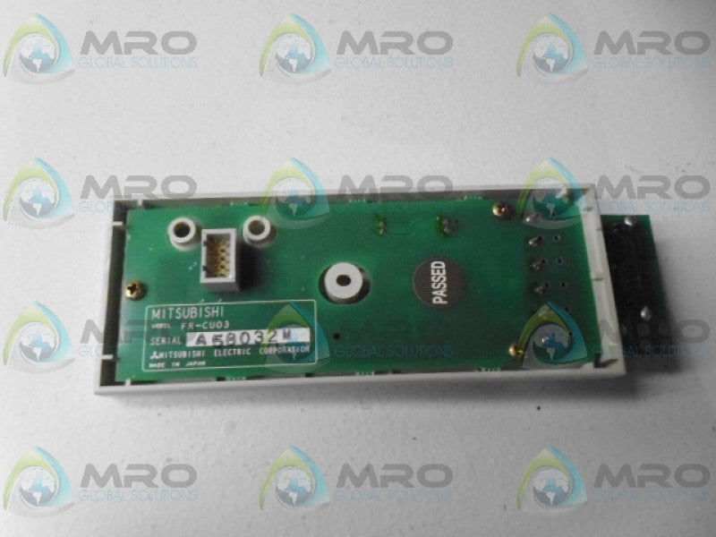 MITSUBISHI FR-CU03 ROGRAMMING MODULE *USED*