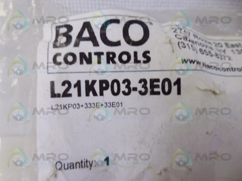 BACO L21KP03-3E01 * NEW IN FACTORY BAG *