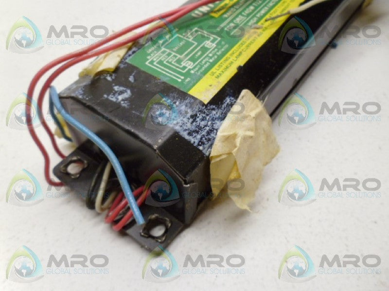 UNIVERSAL 412-L-TC-P BALLAST *USED*