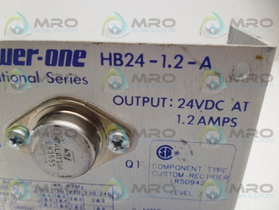 POWER ONE HB24-1.2-A POWER SUPPLY *USED*