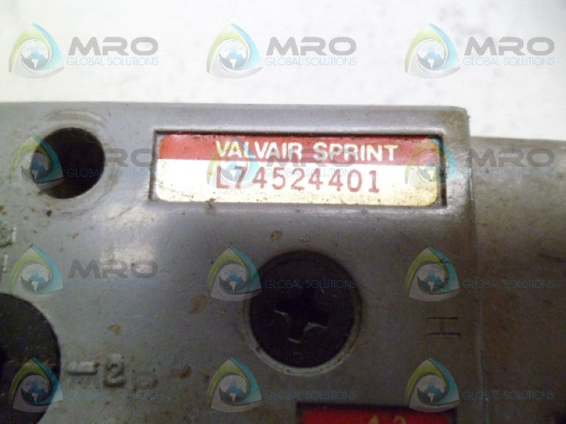 VALVAIR L74524401 VALVE *USED*