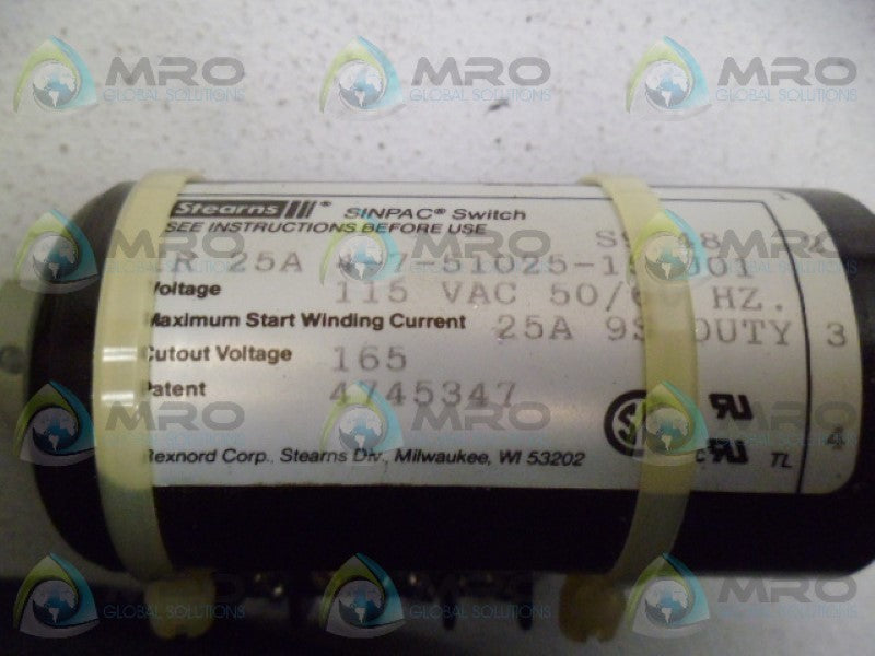 STEARNS S9448 CAPACITOR *USED*
