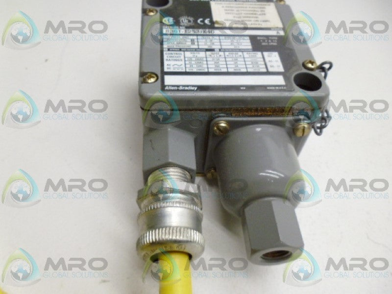 ALLEN BRADLEY 836T-T253JX40 SER. A PRESSURE CONTROL *USED*