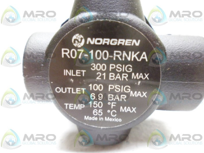 NORGREN R07-100-RNKA PRESSURE REGULATOR * NEW NO BOX *