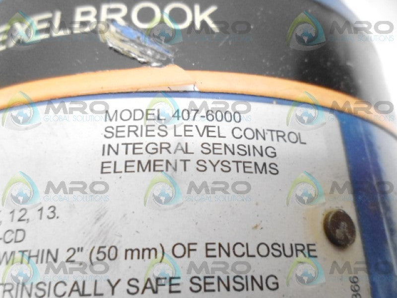 AMETEK 407-6000 LEVEL CONTROL  UNMP